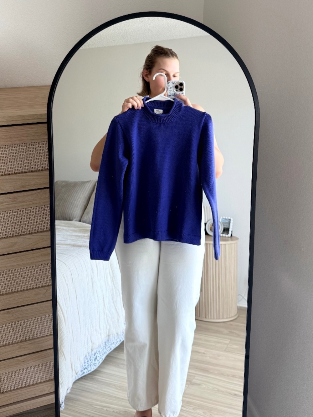 NWT J.Crew Classic Mock Neck Cotton Sweater Size XS
